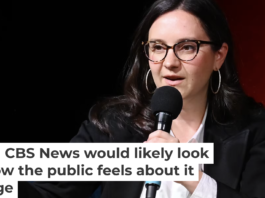 Bari Weiss speaks on stage on Nov. 19, 2024, in New York City. Photo by Noam Galai/Getty Images for The Free Press